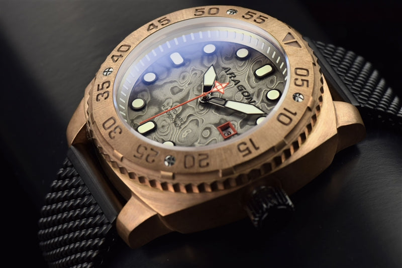 Parma 2 Bronze 2824 45mm Damascus