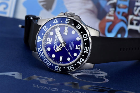 DM Titanium GMT NH34 50mm