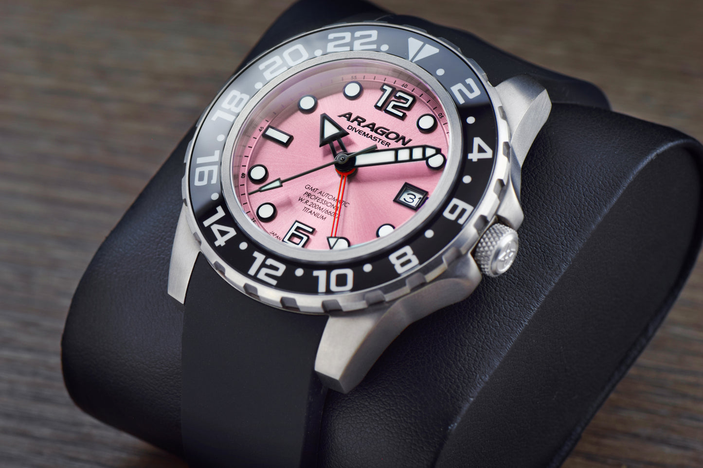 ARAGON DM Titanium GMT 50mm