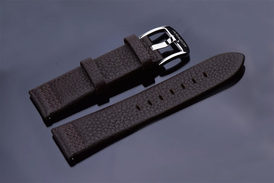 Leather Strap 22mm (Brown)