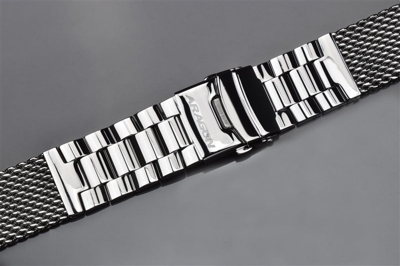 Mesh Bracelet Polished 22mm