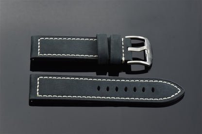 Leather Strap 24mm Fit up to 8" Wrist