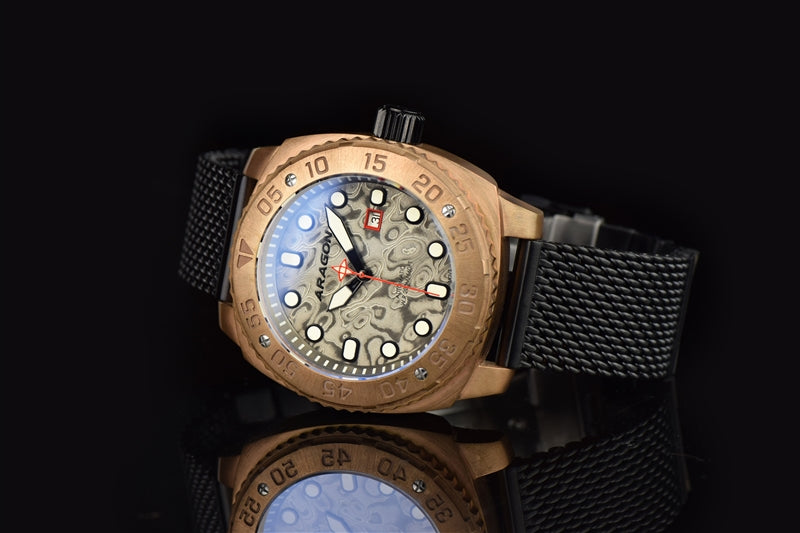 Parma 2 Bronze 2824 45mm Damascus
