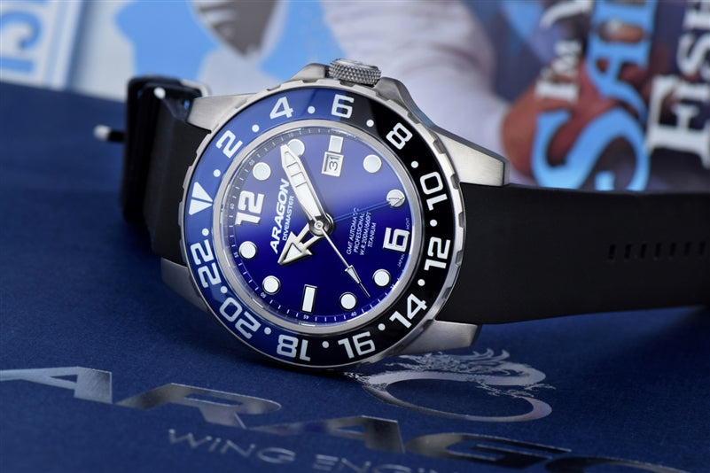 DM Titanium GMT NH34 50mm