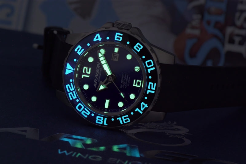 DM Titanium GMT NH34 50mm