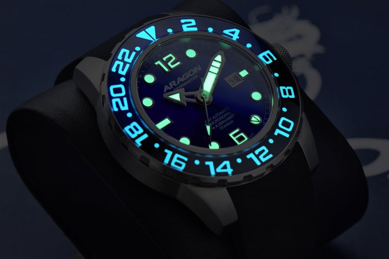 DM Titanium GMT NH34 50mm