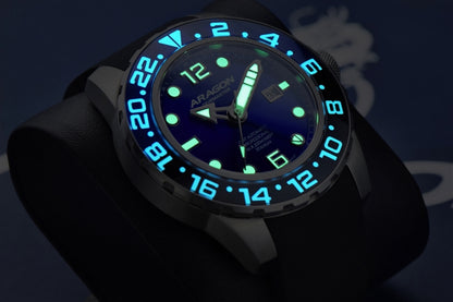DM Titanium GMT NH34 50mm