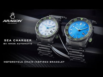 Sea Charger G2 IP Gray NH35 44mm